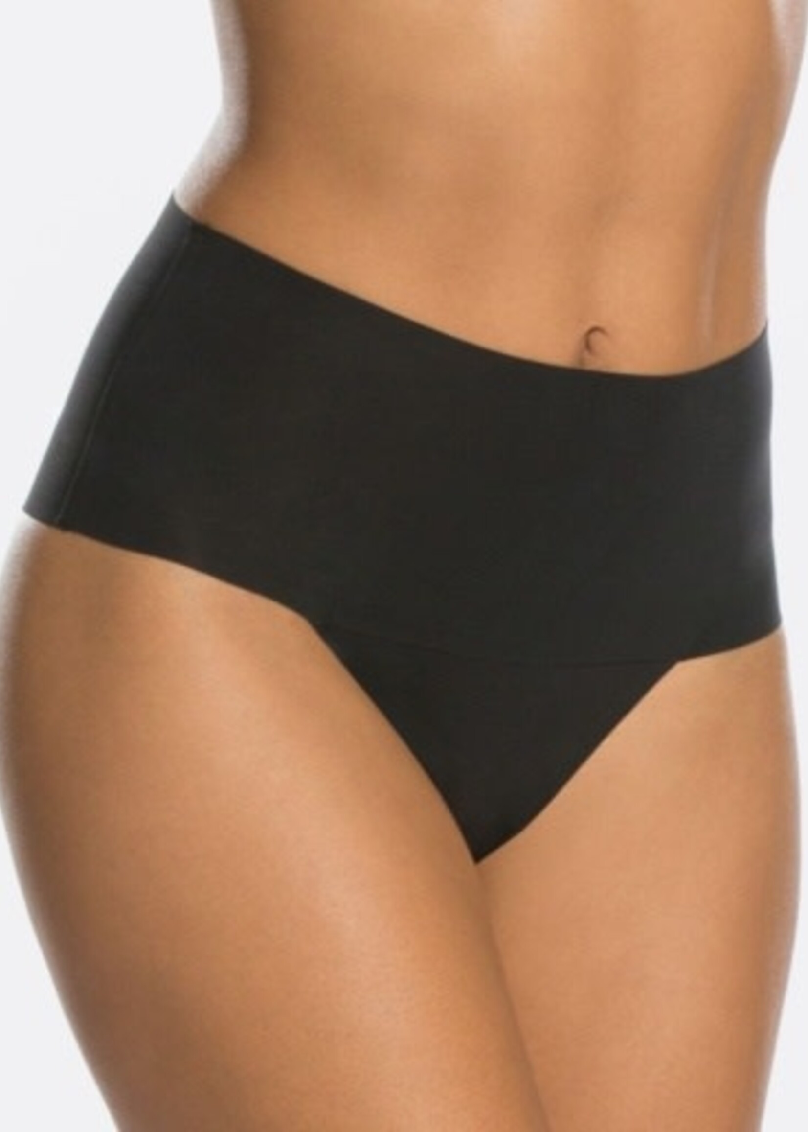 Spanx Undie-tectable® Lace Hi-Hipster Panty in Very Black - Busted Bra Shop