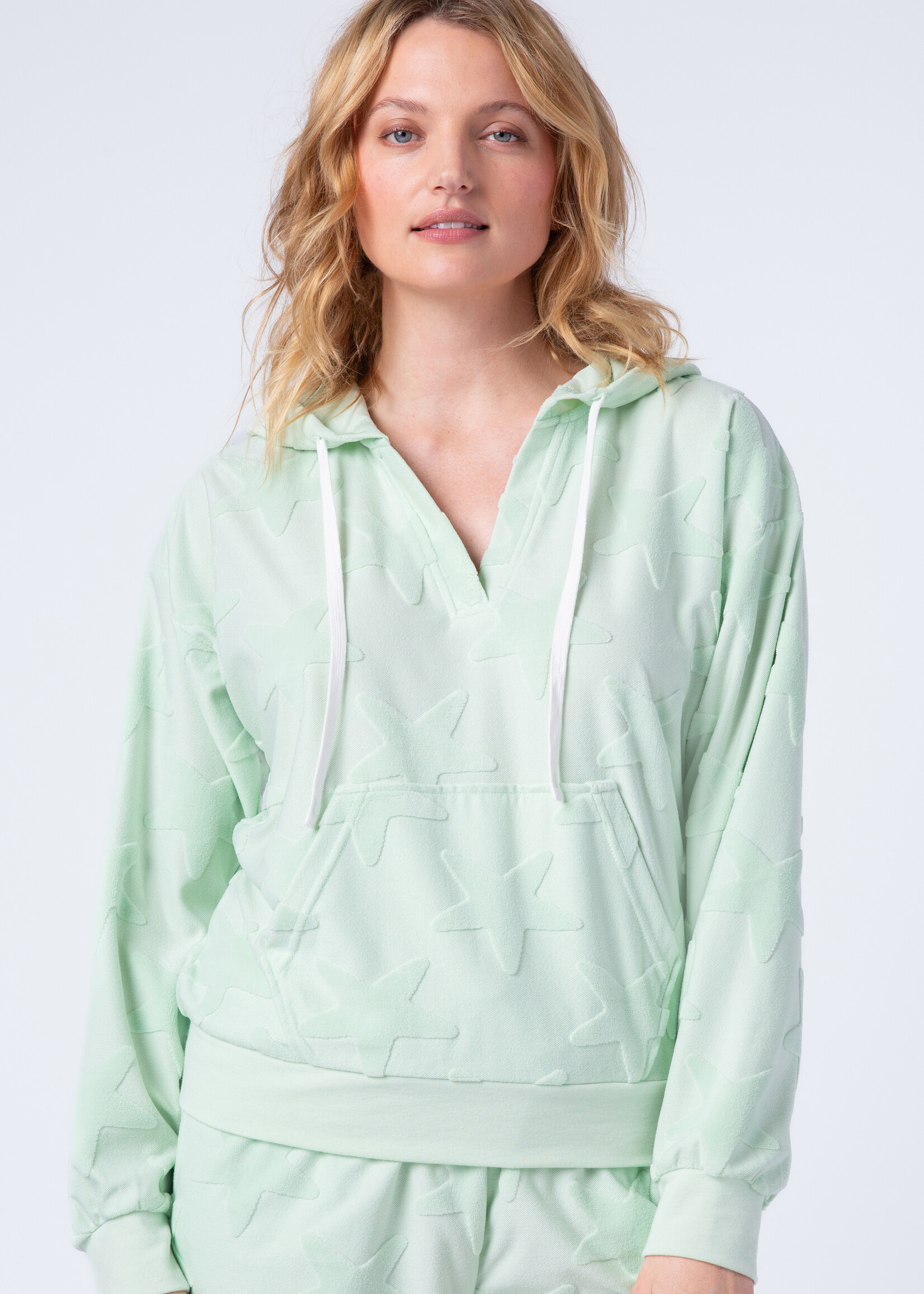 P.J. Salvage Terry Tropics Hoody & Short Set