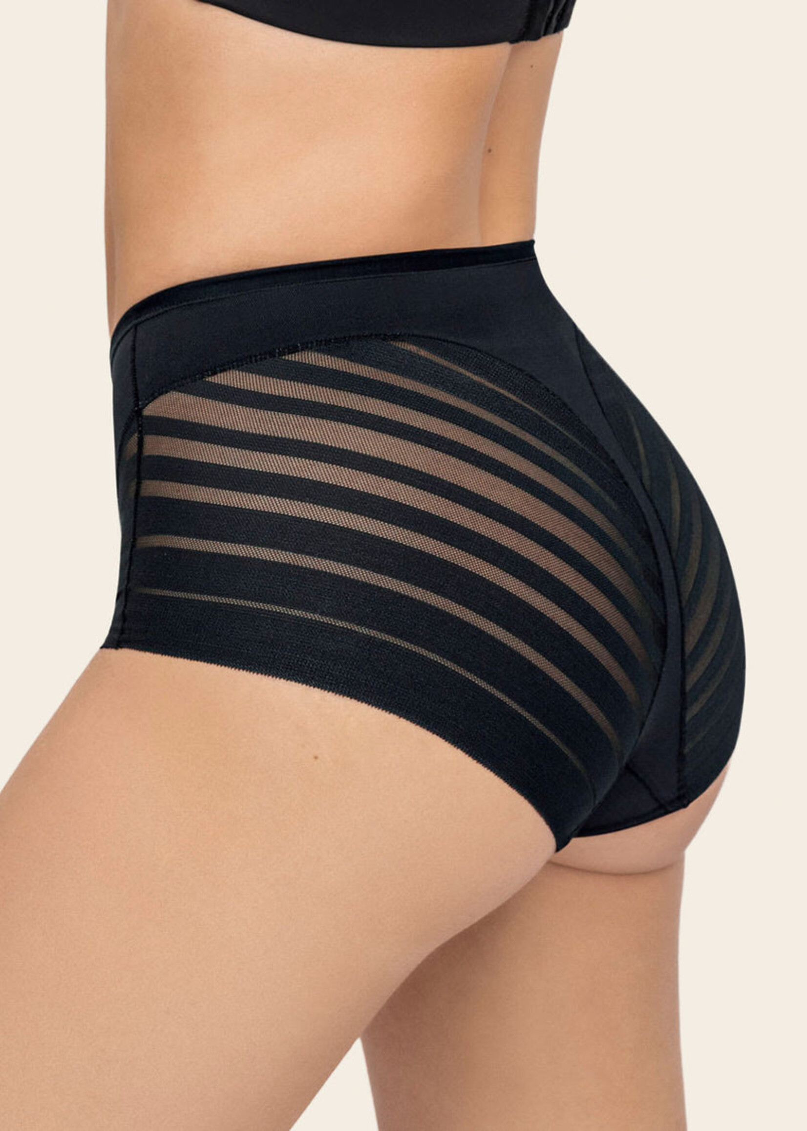 Leonisa Lace Stripe Undetectable Classic Shaper Panty