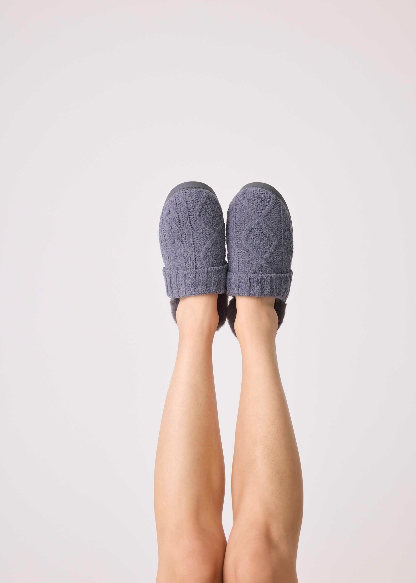 P.J. Salvage Chenille Cozy Cable Slippers