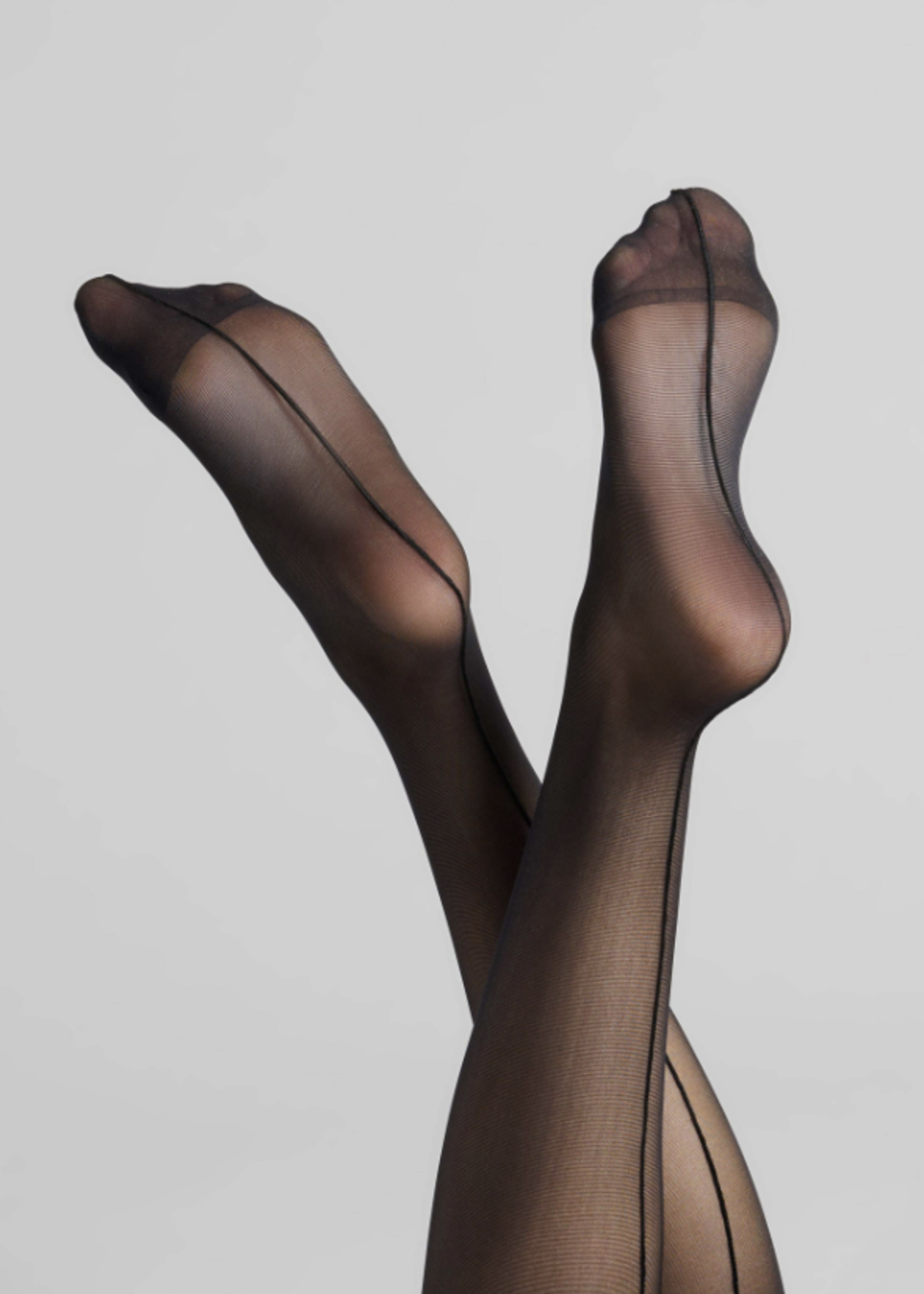 Maison Close Cut and Curled Back Seamed Stocking