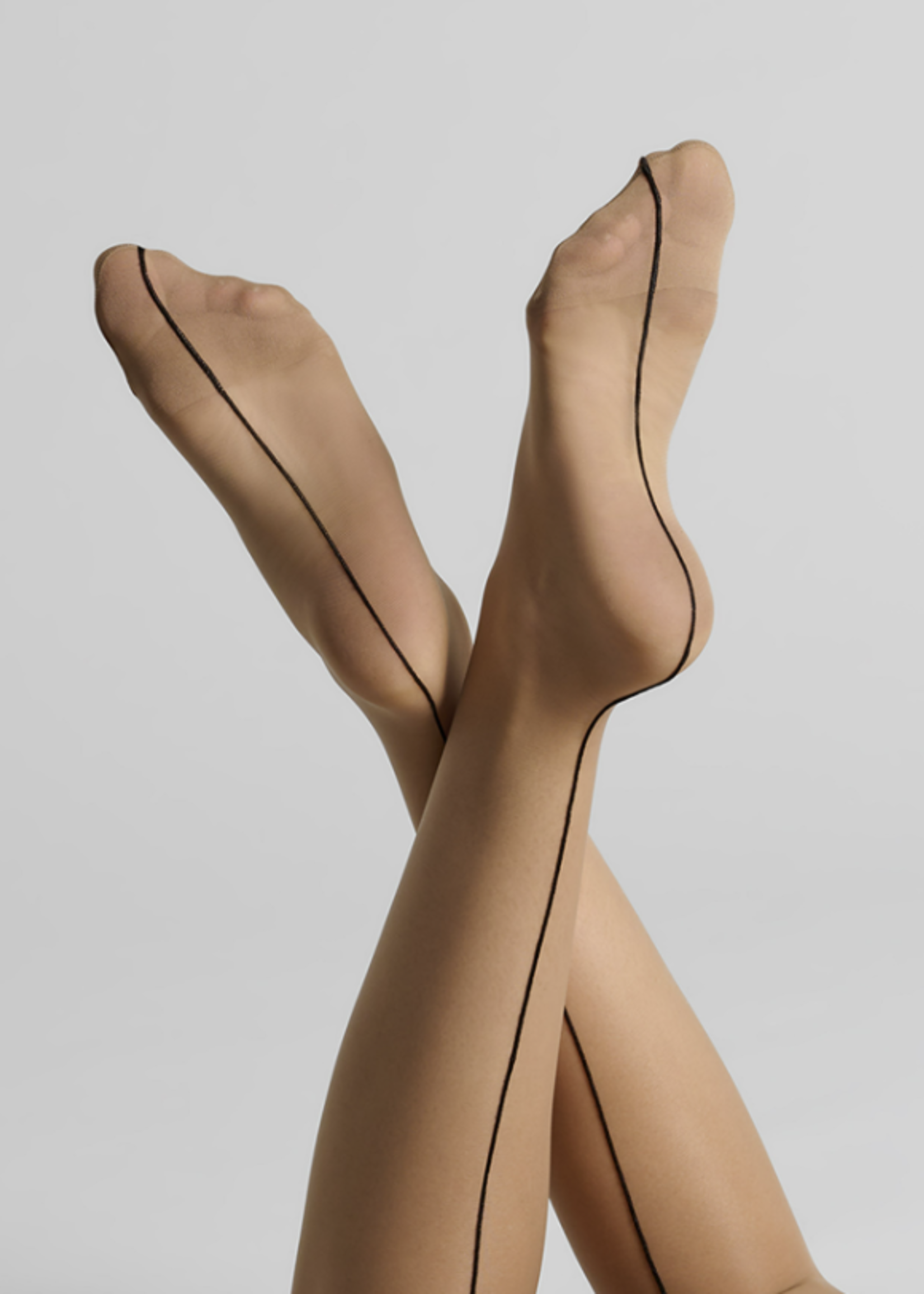 Maison Close Cut and Curled Back Seamed Stocking