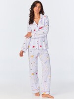 Bedhead Free Skate Long Sleeve Classic Stretch PJ Set