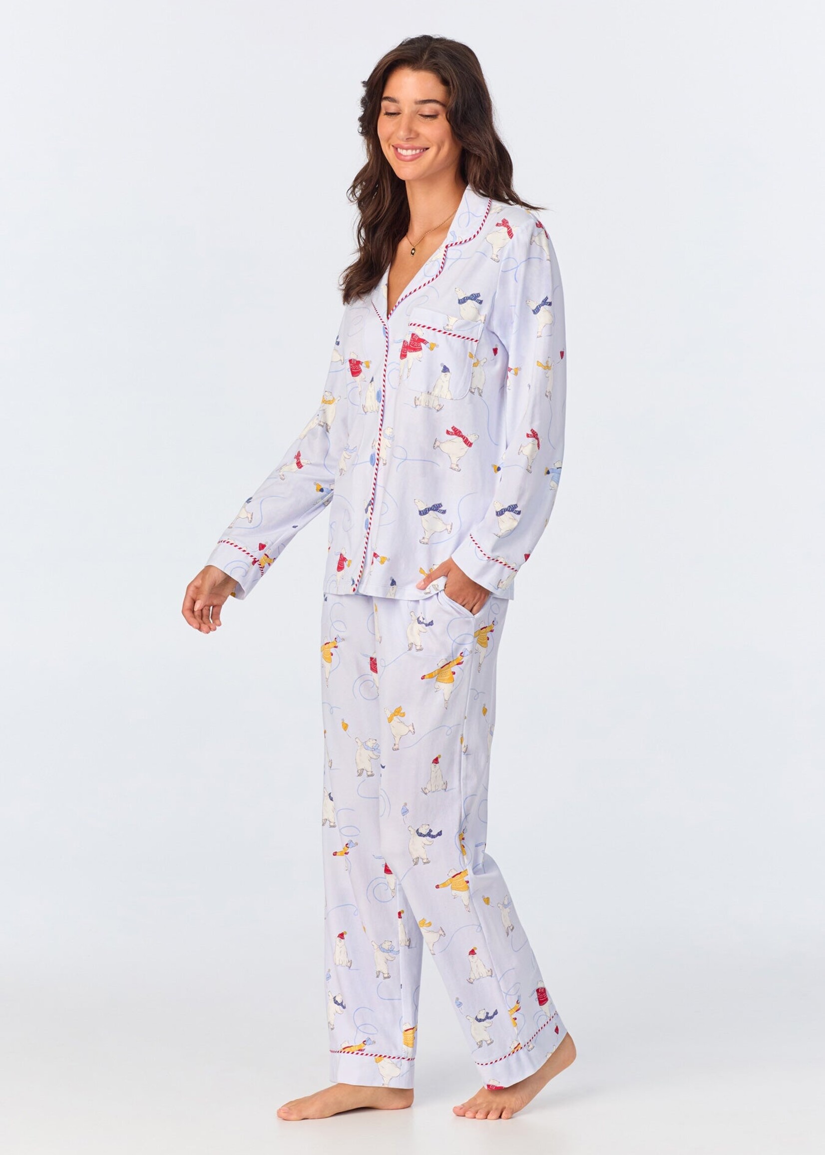 Bedhead Free Skate Long Sleeve Classic Stretch PJ Set