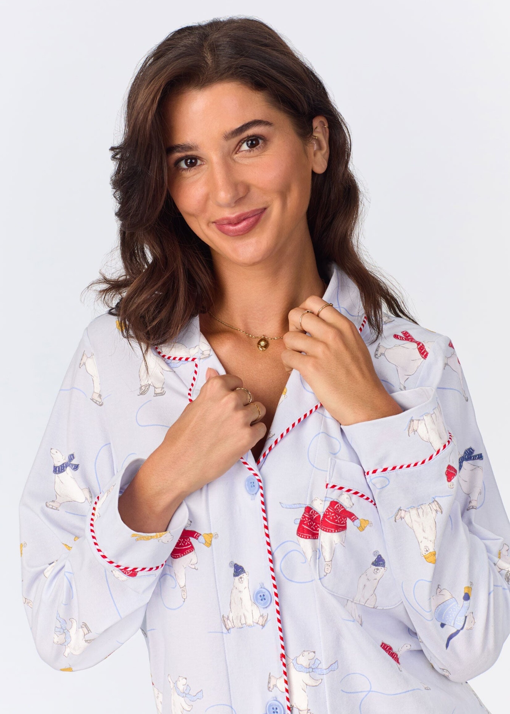 Bedhead Free Skate Long Sleeve Classic Stretch PJ Set