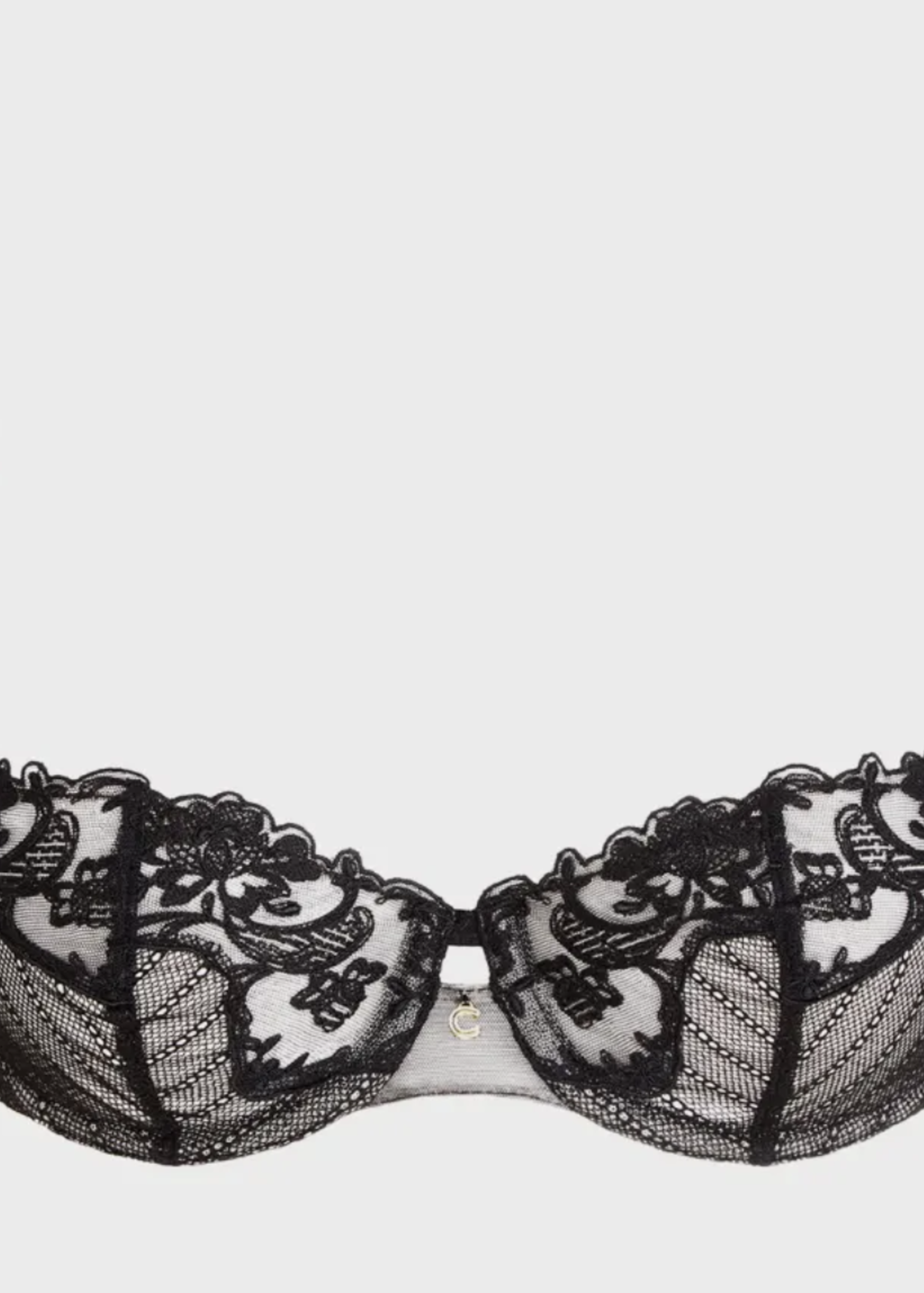Chantelle Cabaret Sauvage Lace Unlined Demi Bra
