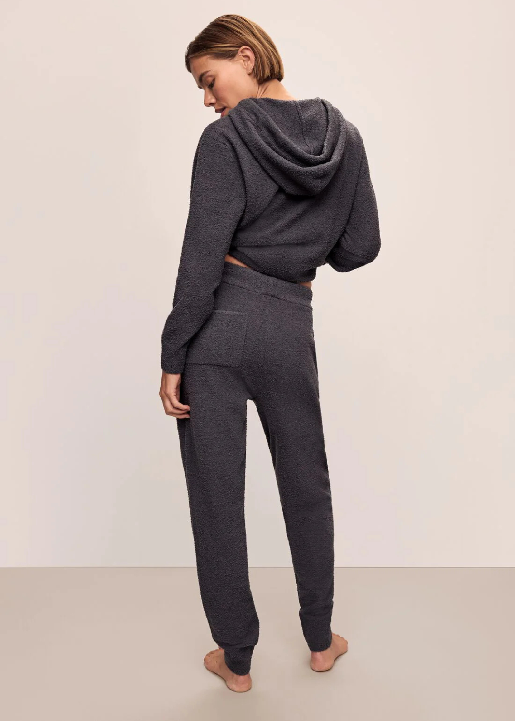 Eberjey Recycled Boucle Hoodie and Jogger Set