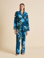 Yves Tibatant Blue Floral Pajamas