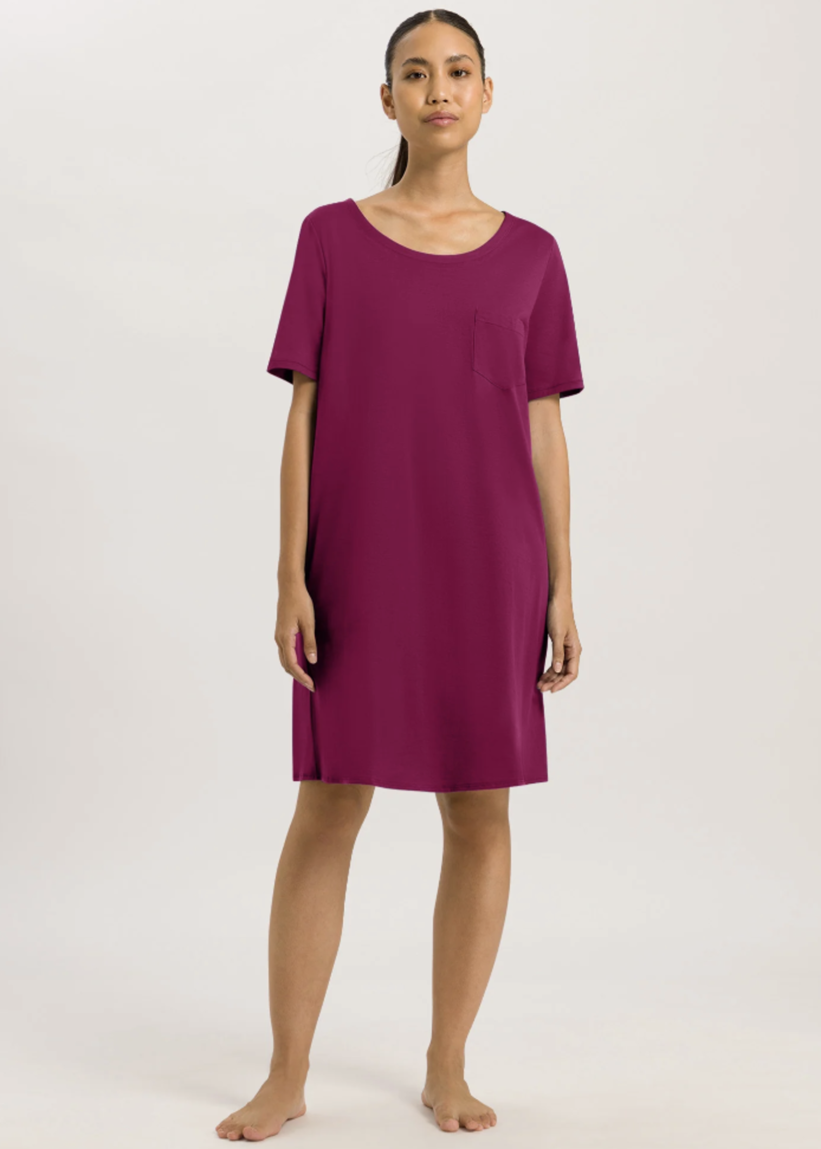 Hanro Cotton Deluxe Short Sleeve Bigshirt