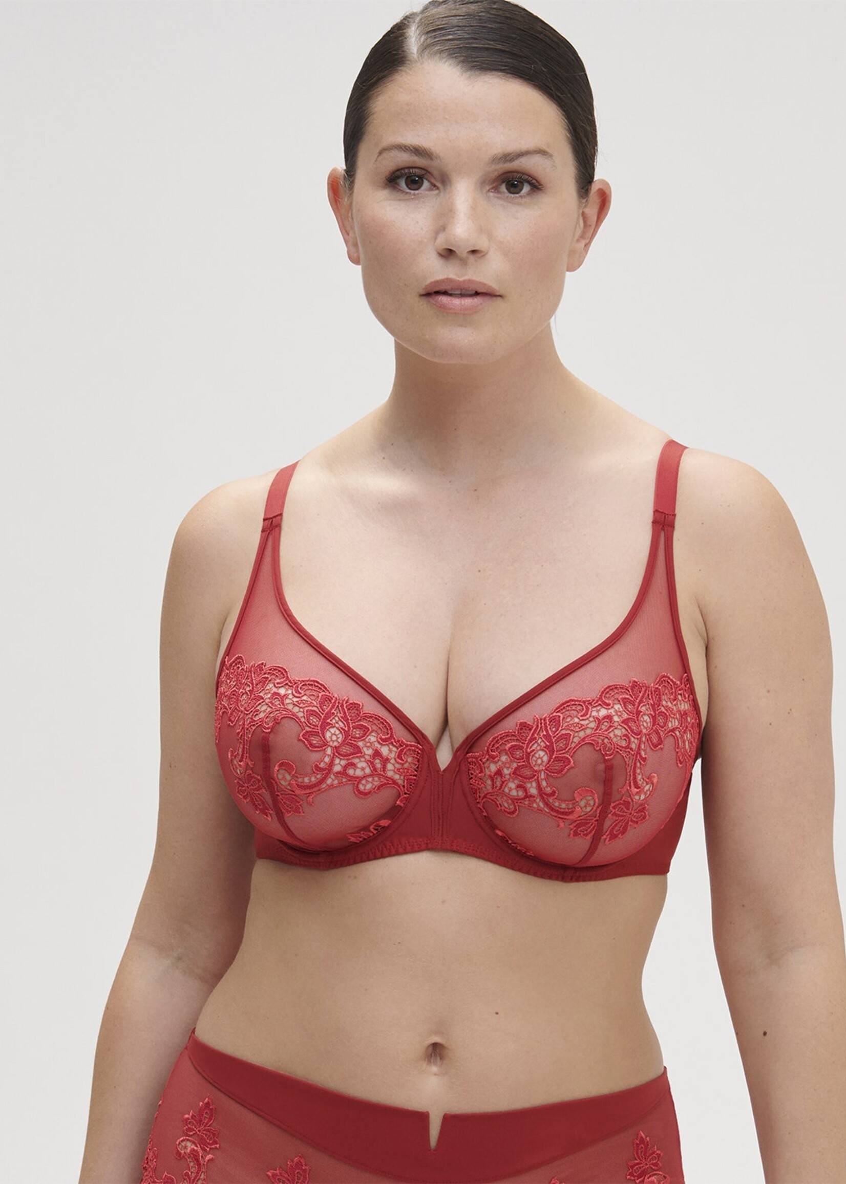 Simone Perele Saga Sheer Plunge Bra