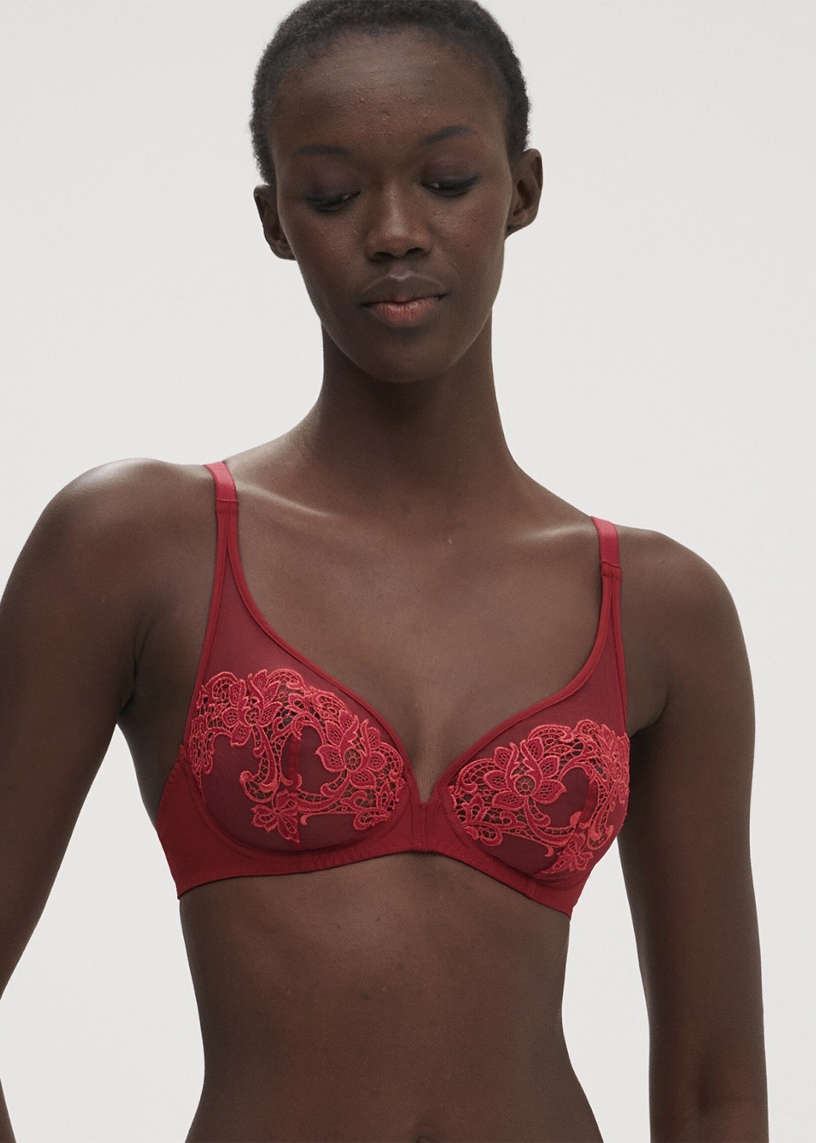 Simone Perele Saga Sheer Plunge Bra