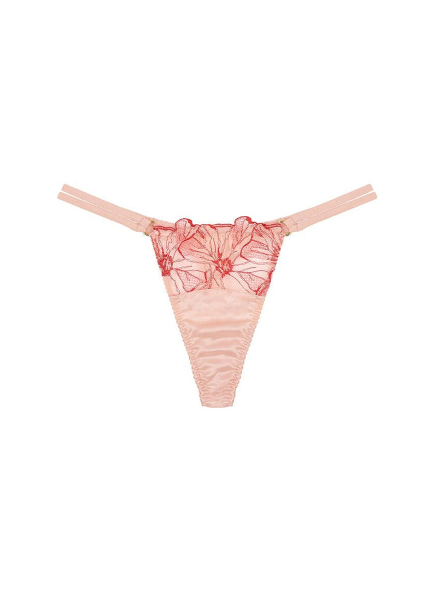 Fleur of England Rosa Strap Thong