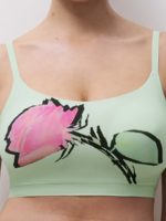 Chantelle SoftStretch Printed Padded Scoop Neck Bra