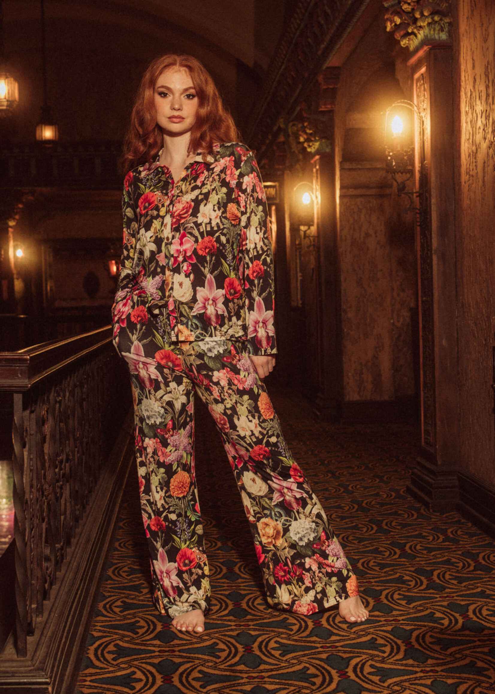 Kilo Brava The Modal Collection Floral LS & LP PJ Set