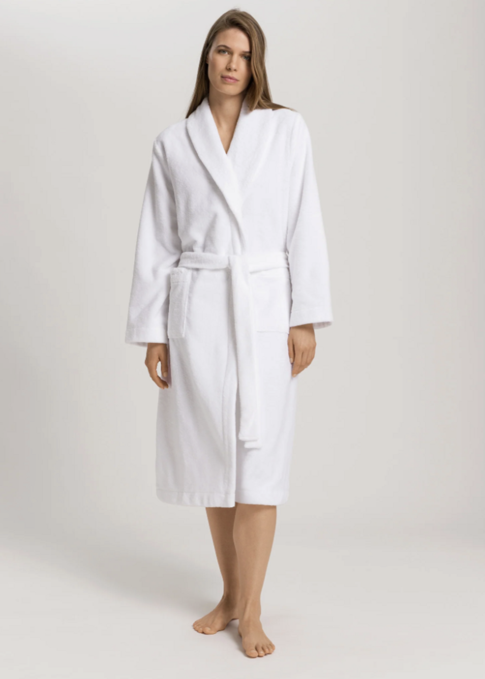 Hanro Plush Cotton Terry Velour Robe