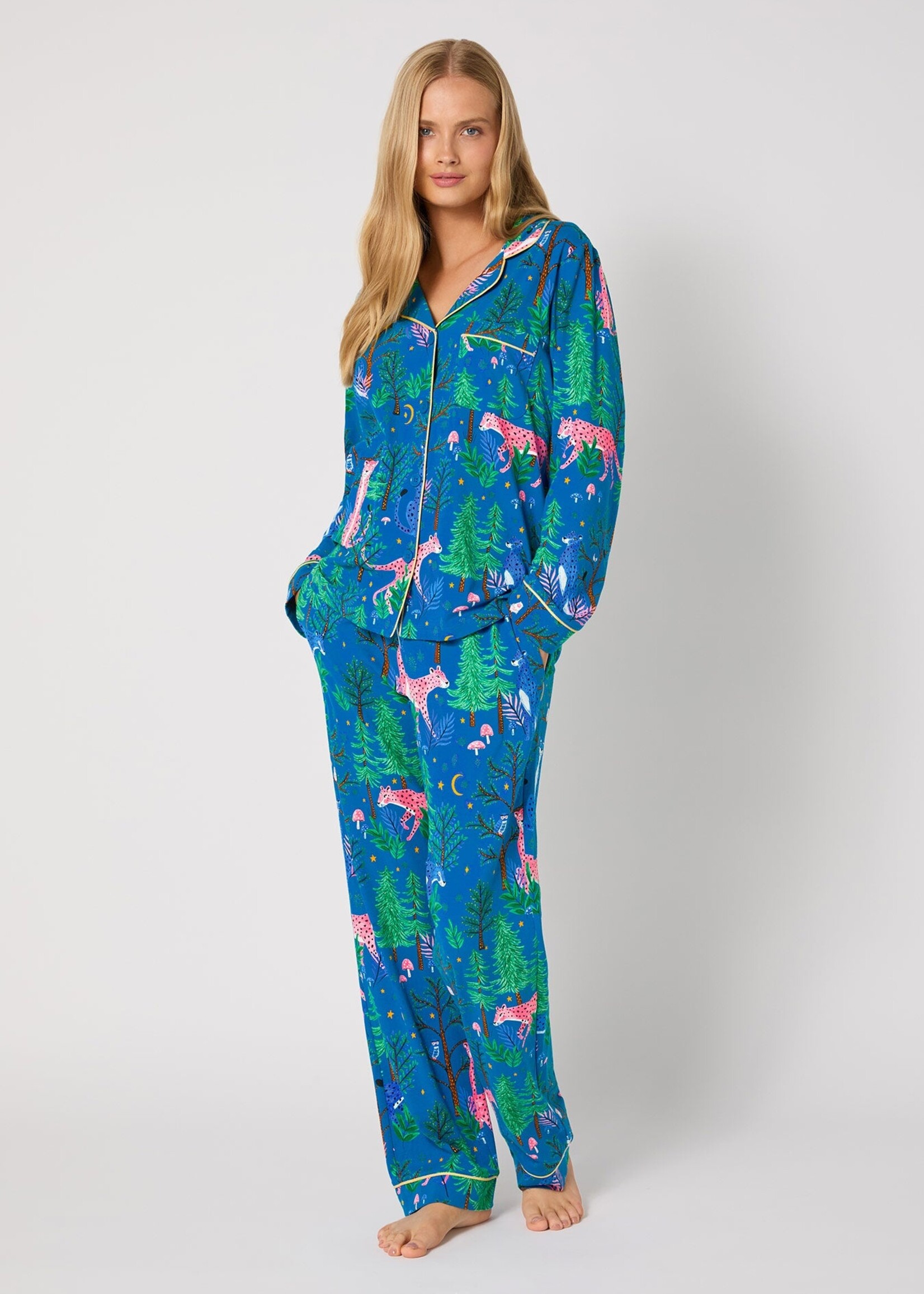 Bedhead Trina Turk X Bednhead Long Sleeve Pj Set