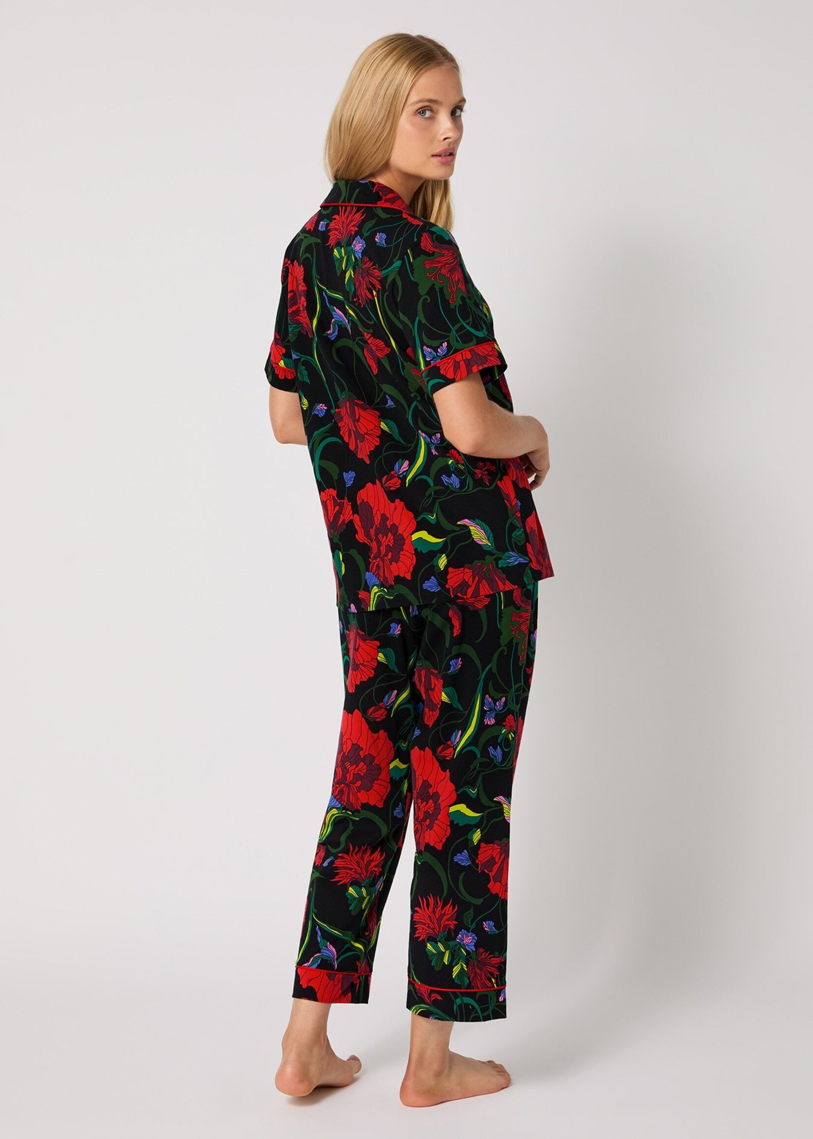 Bedhead Trina Turk X Bedhead Short Sleeve Cropped Pj Set