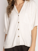 P.J. Salvage Jammie Essentials Short Sleeve Top & Pant Set