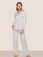 Eberjey Gisele Printed Long PJ Set