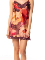 Christine Sugar Chemise with Lace Trim