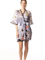 Christine Bella Notte Print Short Robe