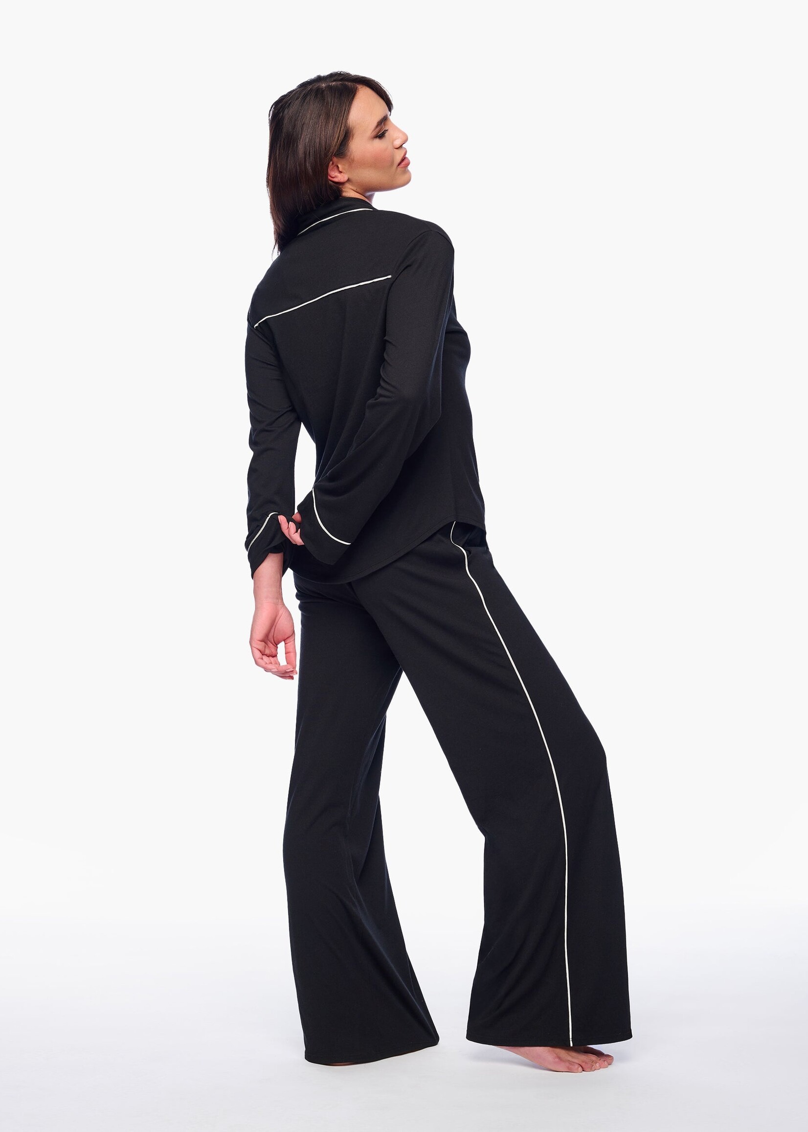Cosabella Pima Lusso Long Sleeve Top & Pant Set