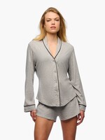 Cosabella Pima Lusso Long Sleeve Top & Boxer Set