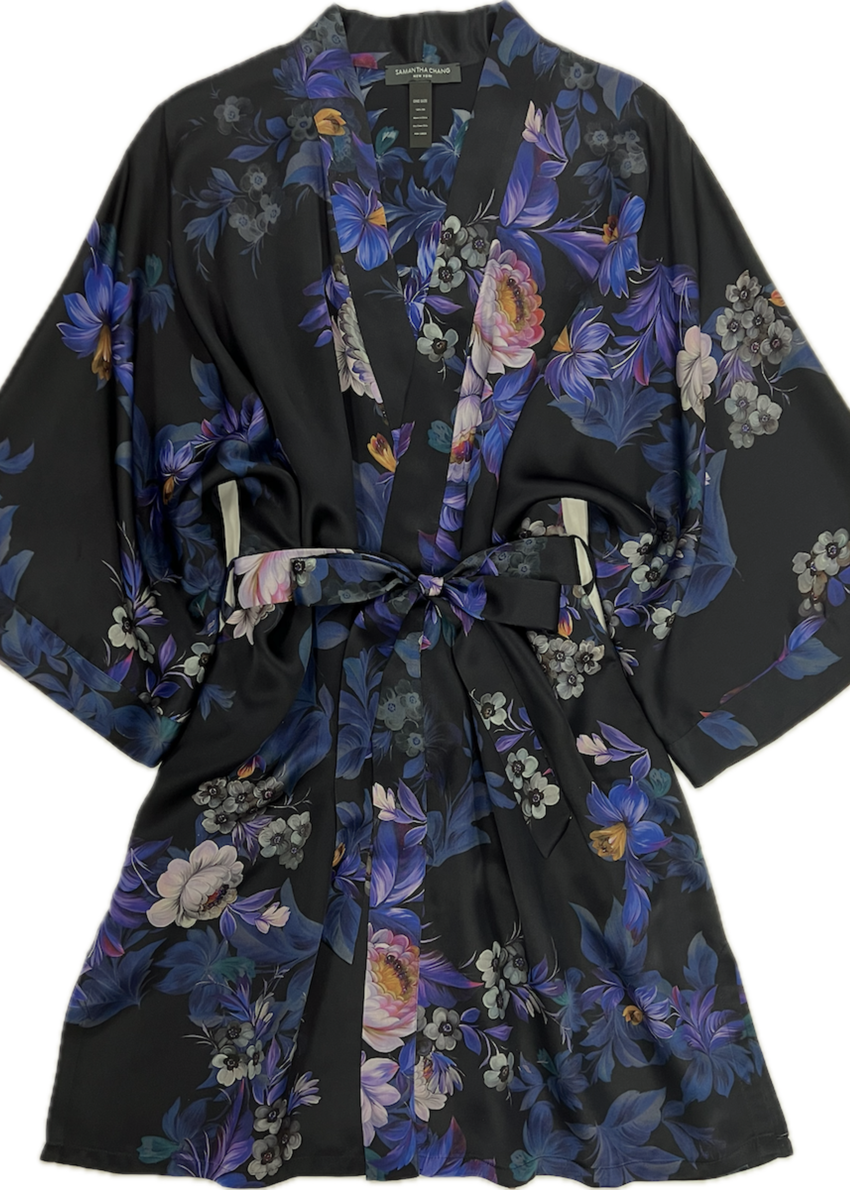 Samantha Chang Classic Silk Short Kimono