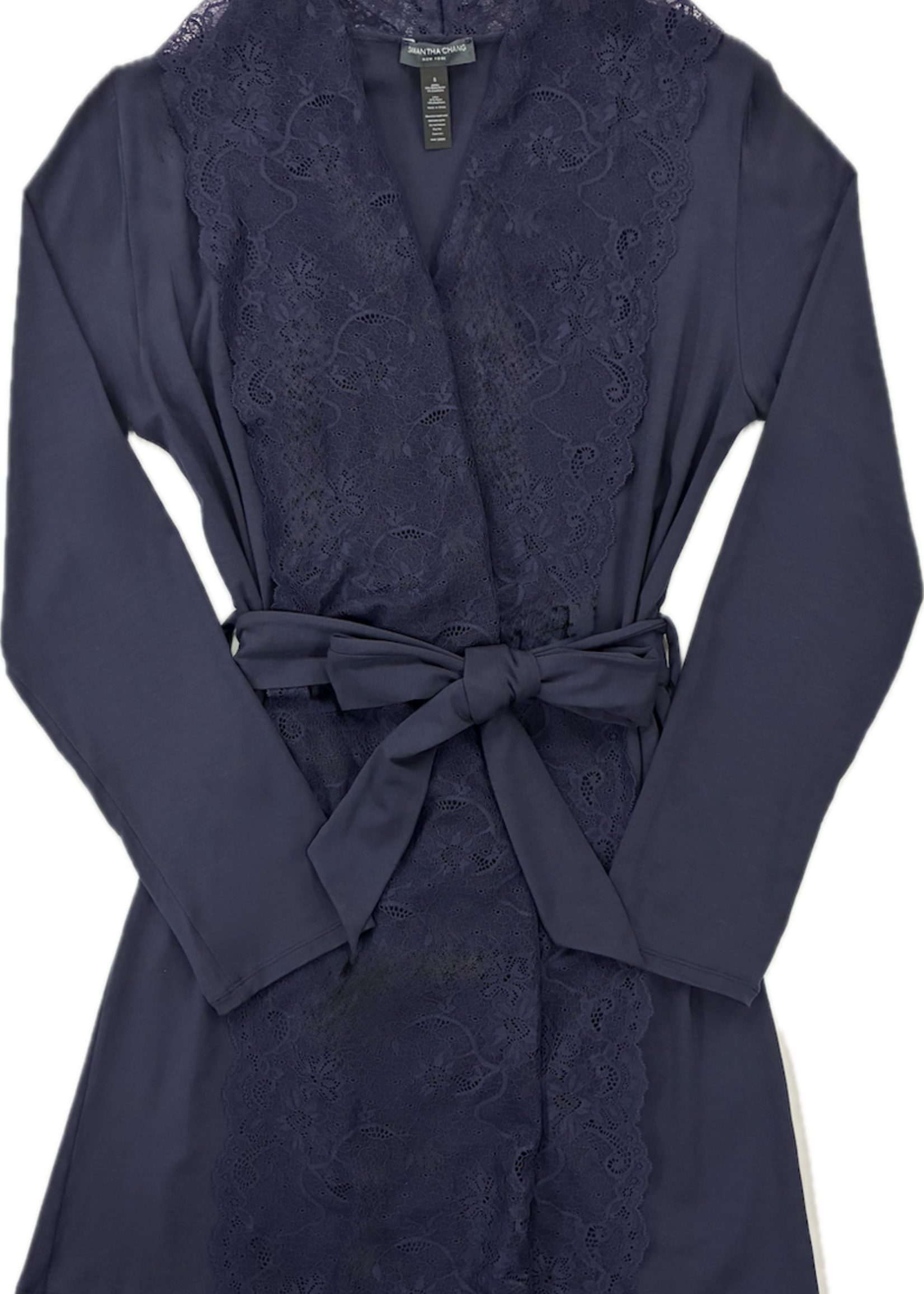 Samantha Chang Home Apparel Lace Front Robe