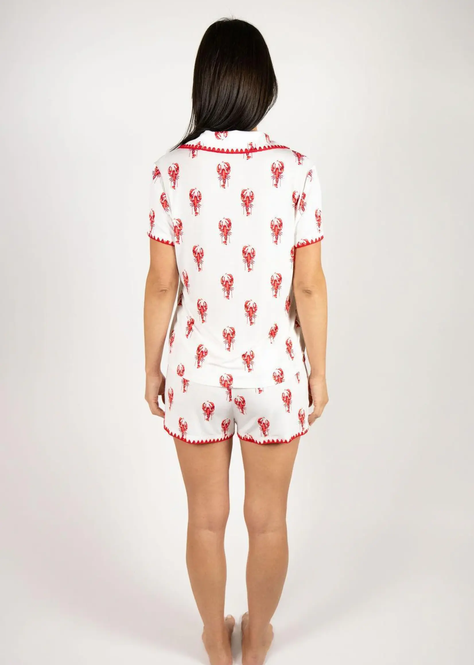 Aspen Dream Cute Stitching Short Pajama Set