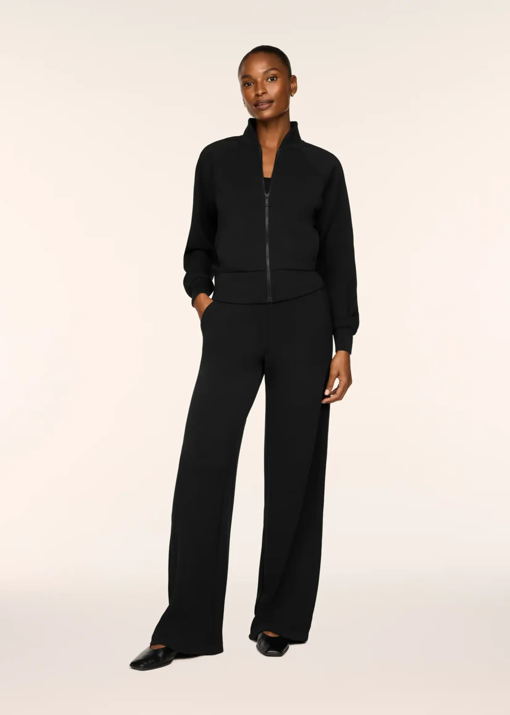 Spanx Pintuck Track Jacket and Pant Set