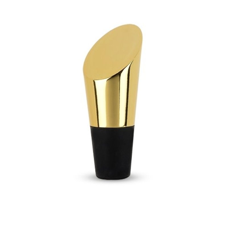 Viski Belmont: Heavyweight Gold Bottle Stopper