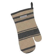 Design Imports Black French Stripe Oven Mitt