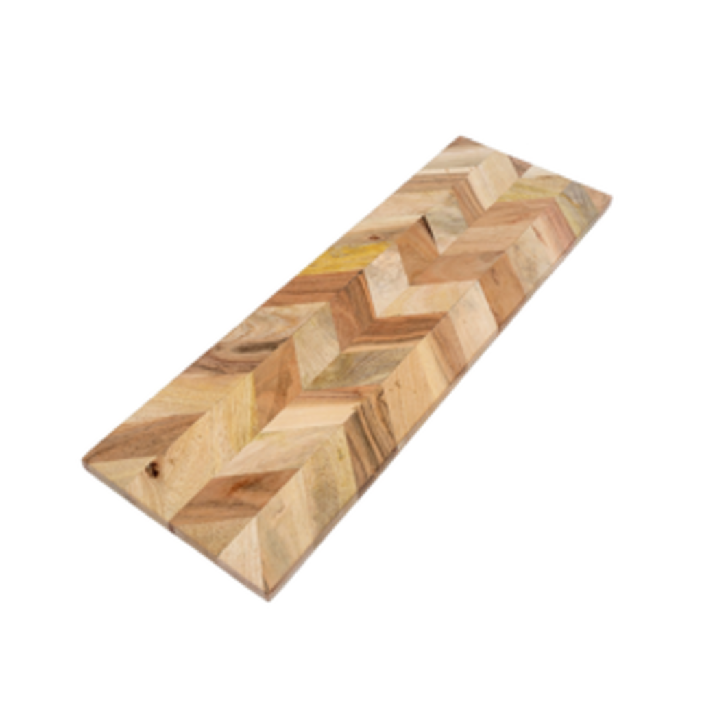 Indaba Herringbone Cheese Board - Large