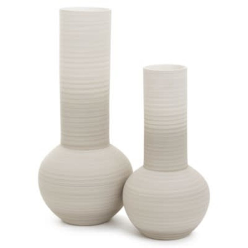 The Pine Centre Isobel Gradient Greige Vase - Large