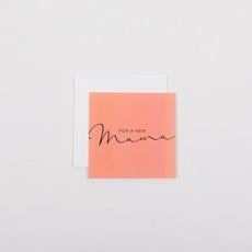 Wrinkle and Crease Paper Products New Mama Mini Notecard
