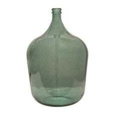 Creative Coop Round Glass Carafe - Moss