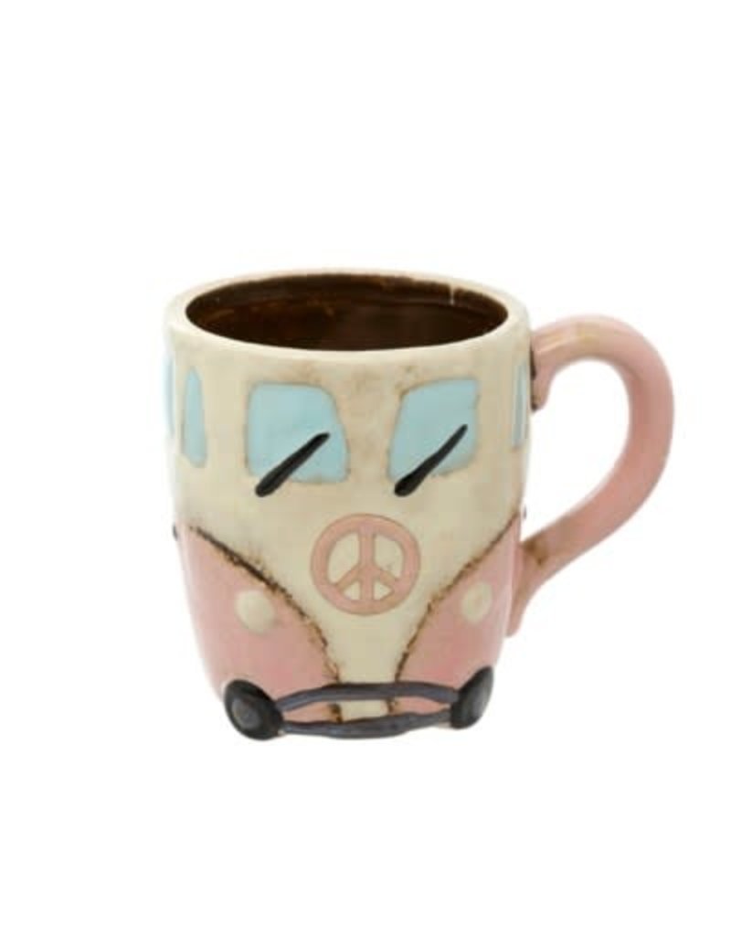Indaba Peace Van Mug, Pink