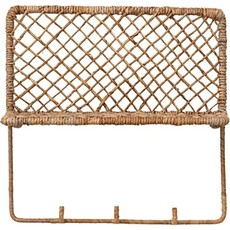 Creative Coop Hand Woven Banana Bark Wall Shelf