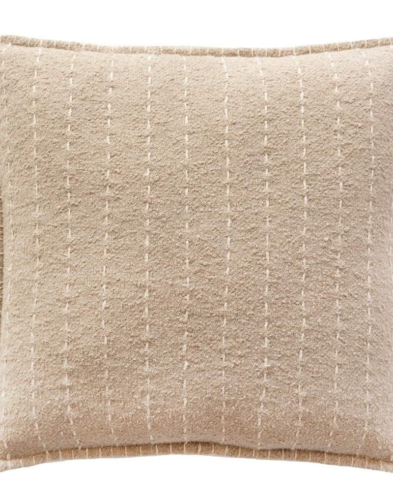 Anaya Home Hand Quilted Stripes Cotton Pillow