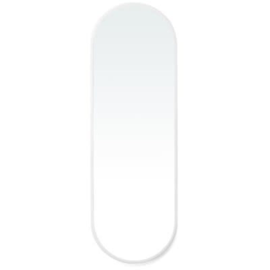 The Pine Centre Brady Oval Mirror - White - Tall