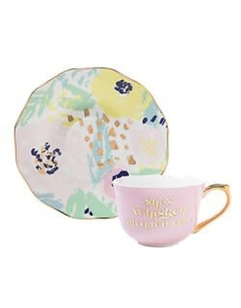 5oz Cup and Saucer - She's Whiskey