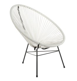 Joseph Allen Home Acapulco Lounge Chair - White