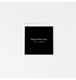 Wrinkle and Crease Paper Products Happy Father‚Äôs Day - Mini Notecard
