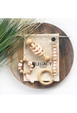 Legacy Learning Academy Feather Baby Gift Set - Peach