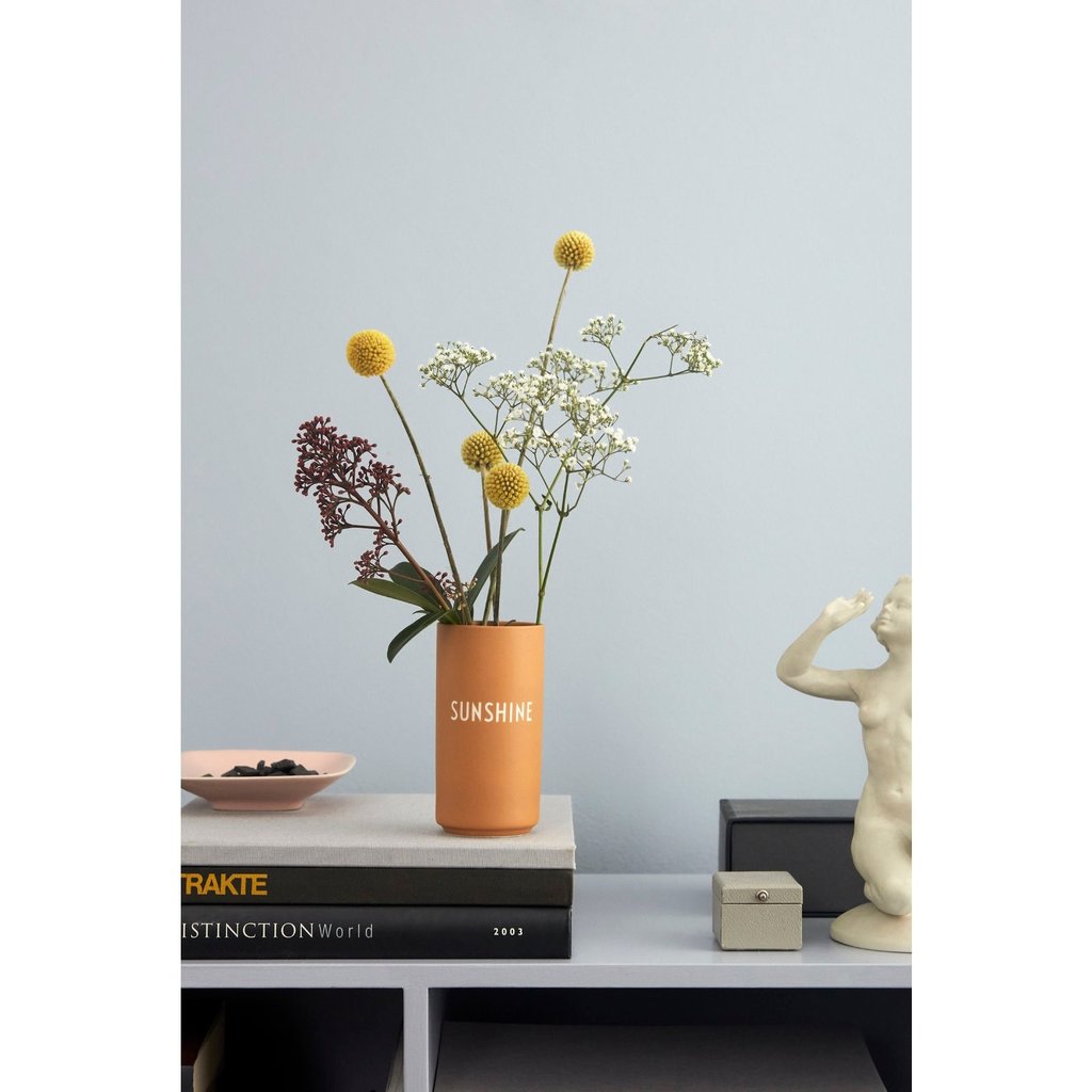 Design Letters Favourite Vase - Mustard (Sunshine)