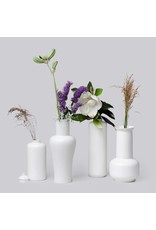 Faire - Middle Kingdom Medium Semi-Matte White Vases | Sage