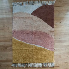 Pink Sunset Cotton Accent Rug