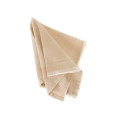 Indaba Frayed Edge Napkin - Sand