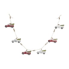 Tin Truck Tree Garland